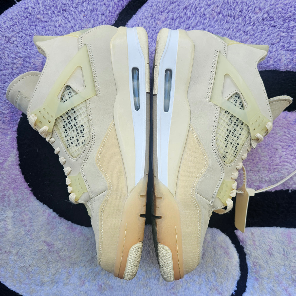 Air Jordan 4 Off White "Sail" Size 10.5 Mens