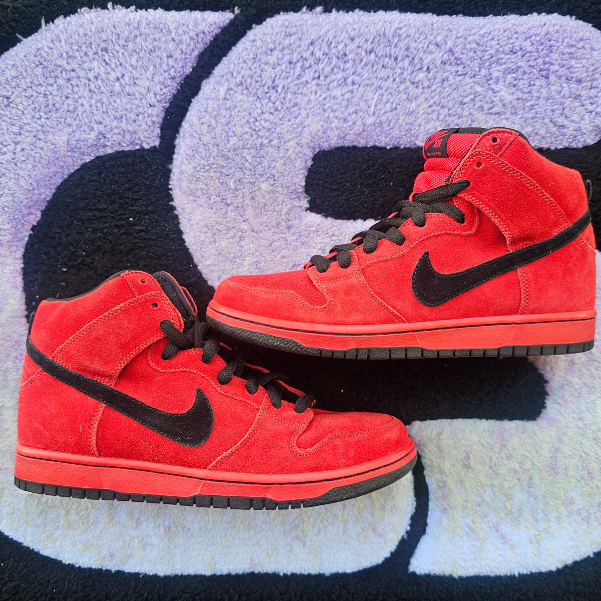 Nike Sb Dunk High SAMPLE "Red Devil" Size 9