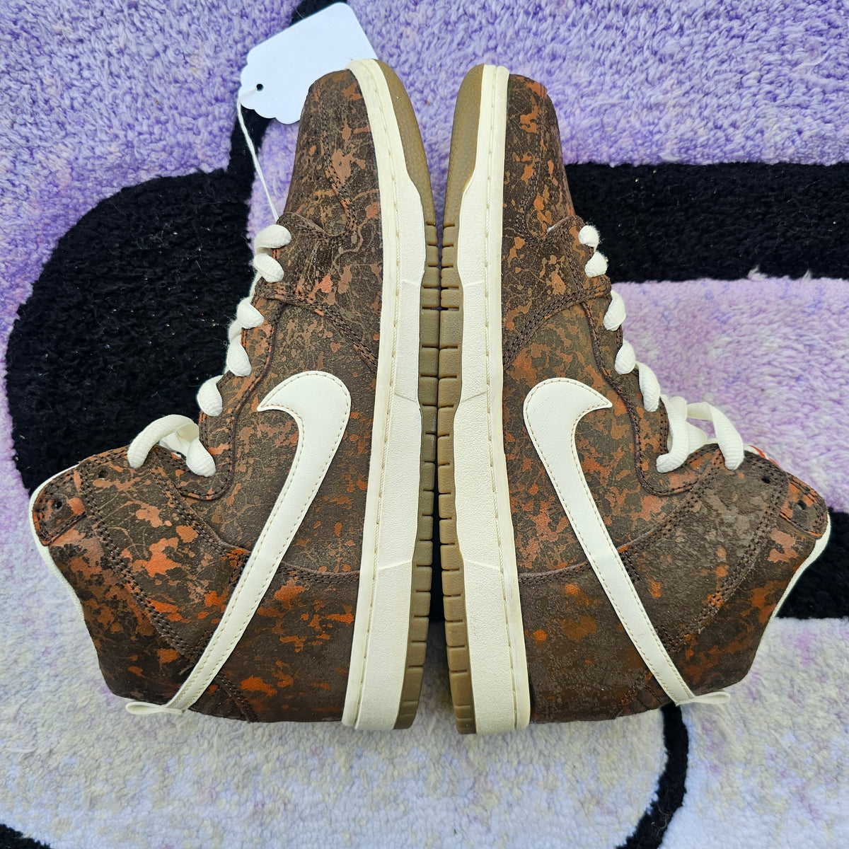 Nike Sb Dunk High "Leather Face” SAMPLE Size 9