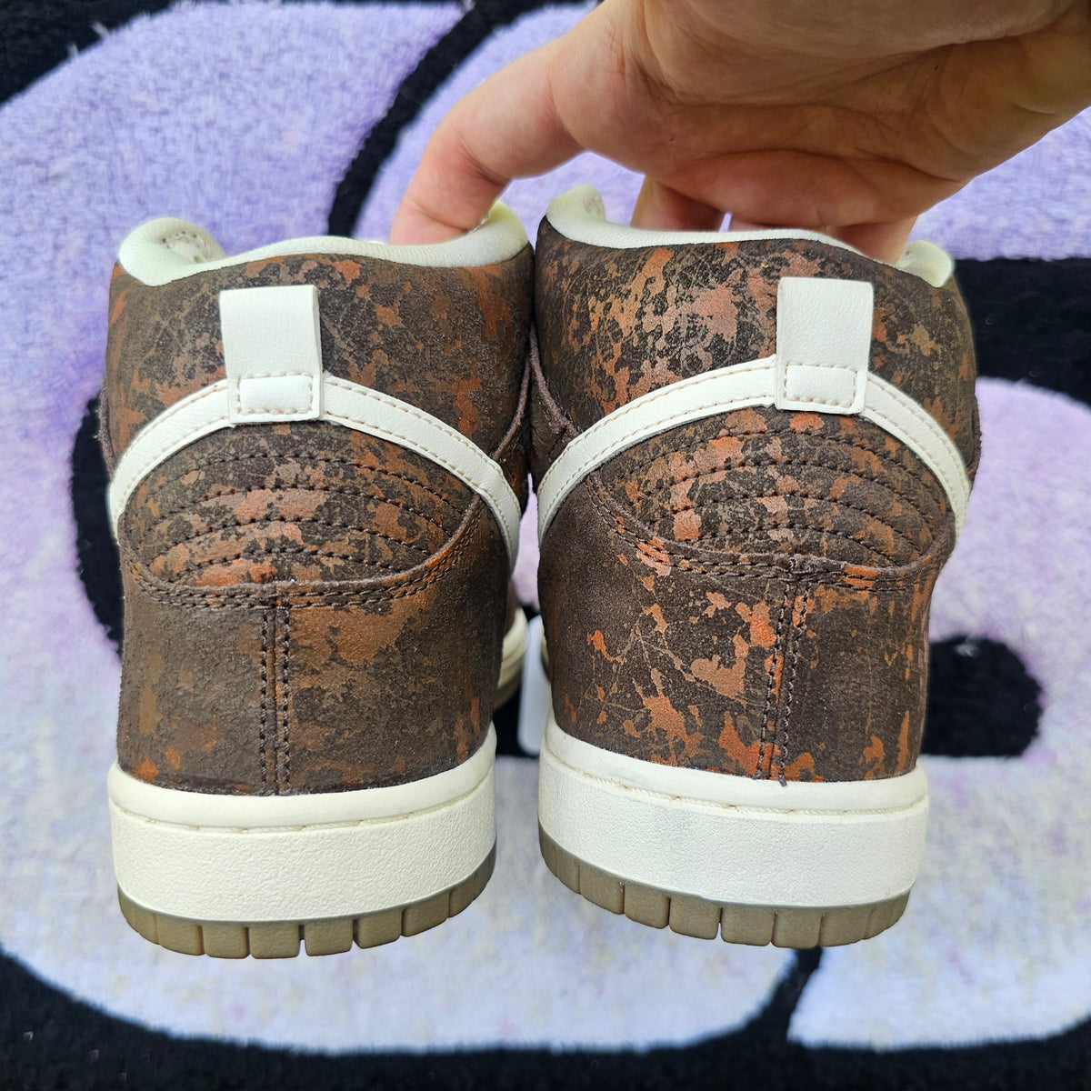 Nike Sb Dunk High "Leather Face” SAMPLE Size 9