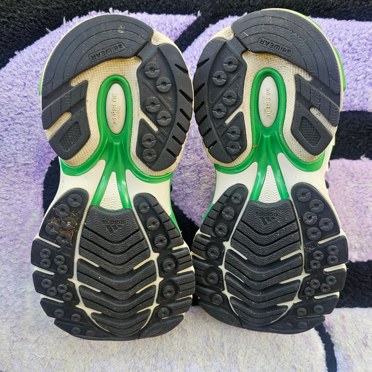 Adidas Adistar Jellyfish "Real Green" Size 9 Used