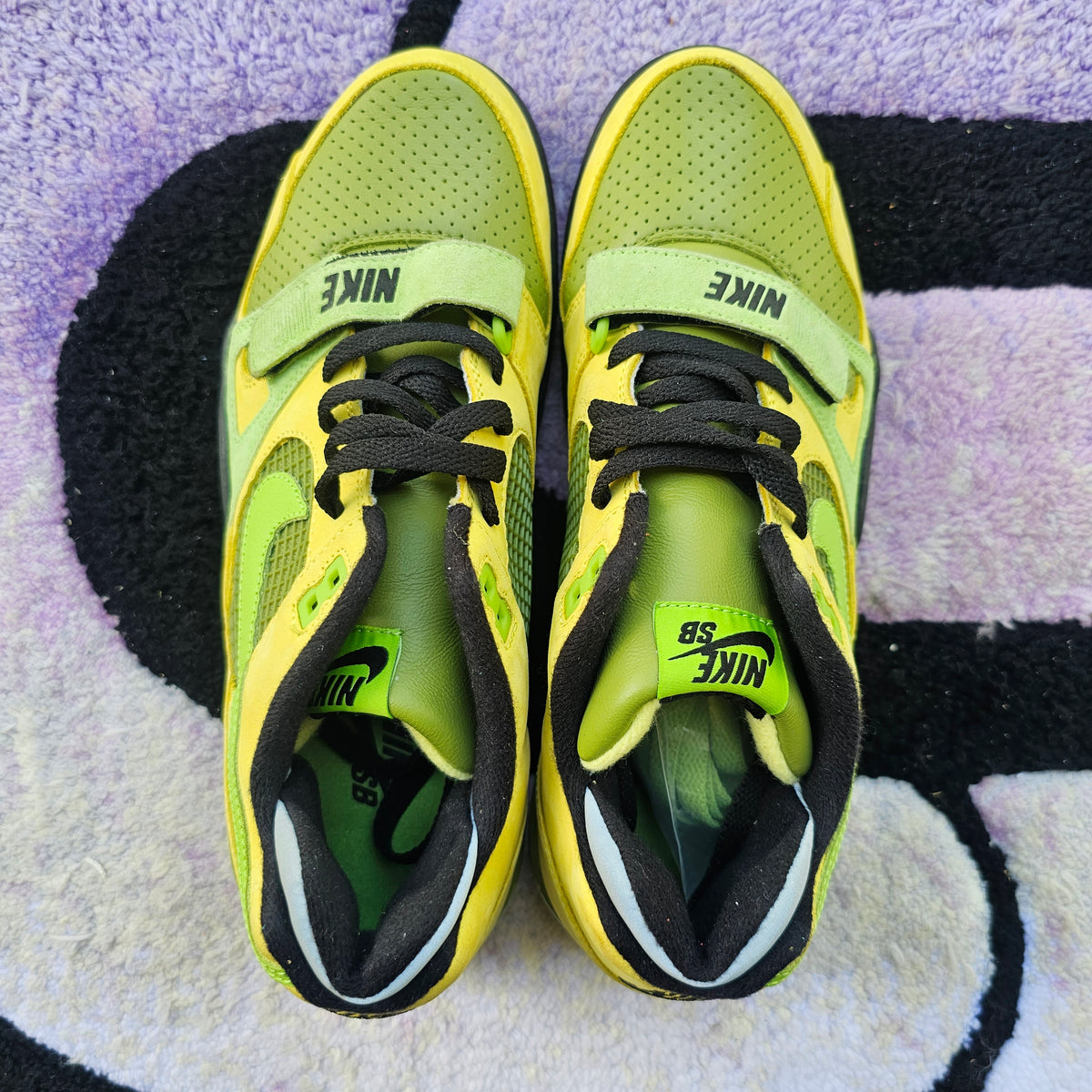 Nike Sb Air Trainer SAMPLE "Lime" Size 9