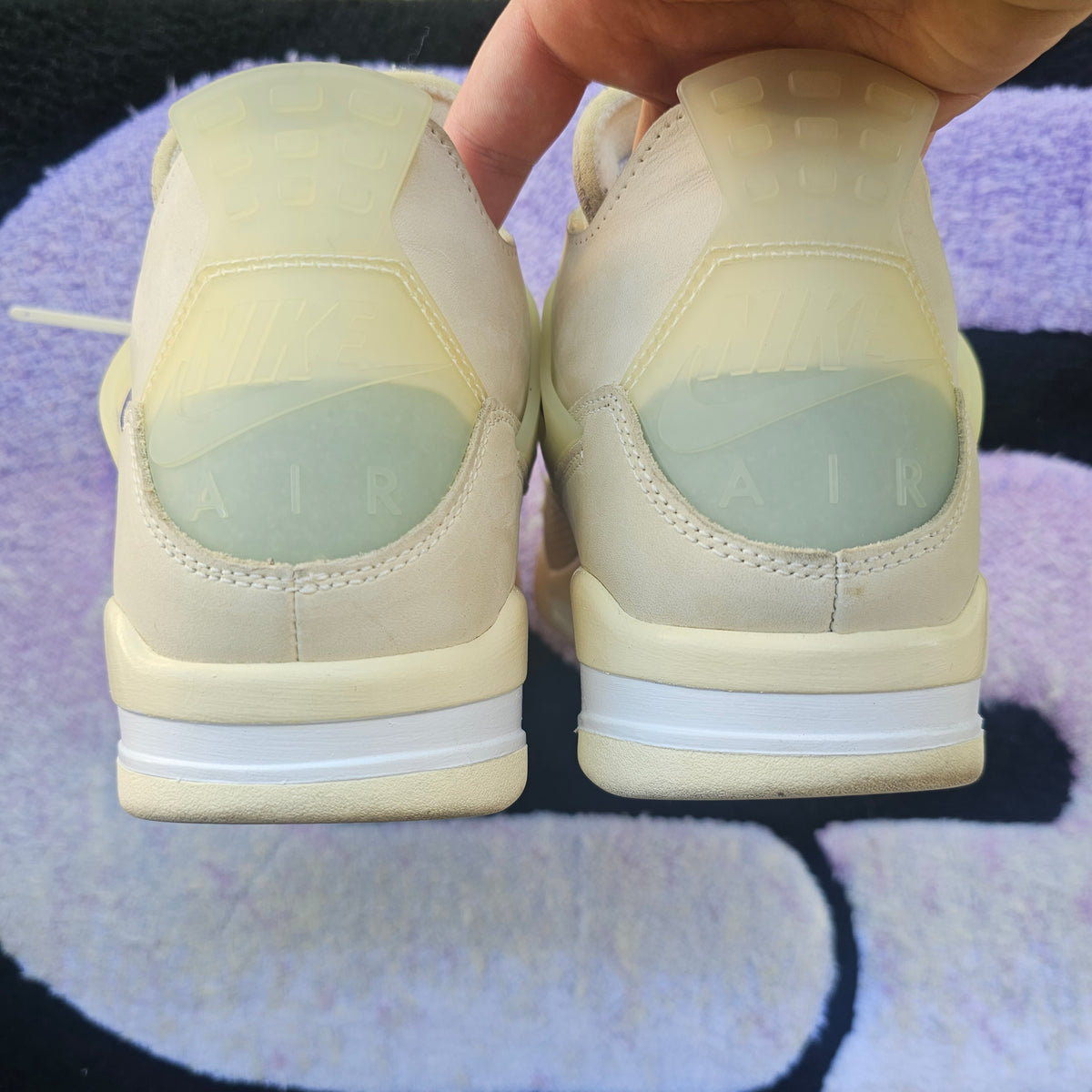 Air Jordan 4 Off White "Sail" Size 10.5 Mens