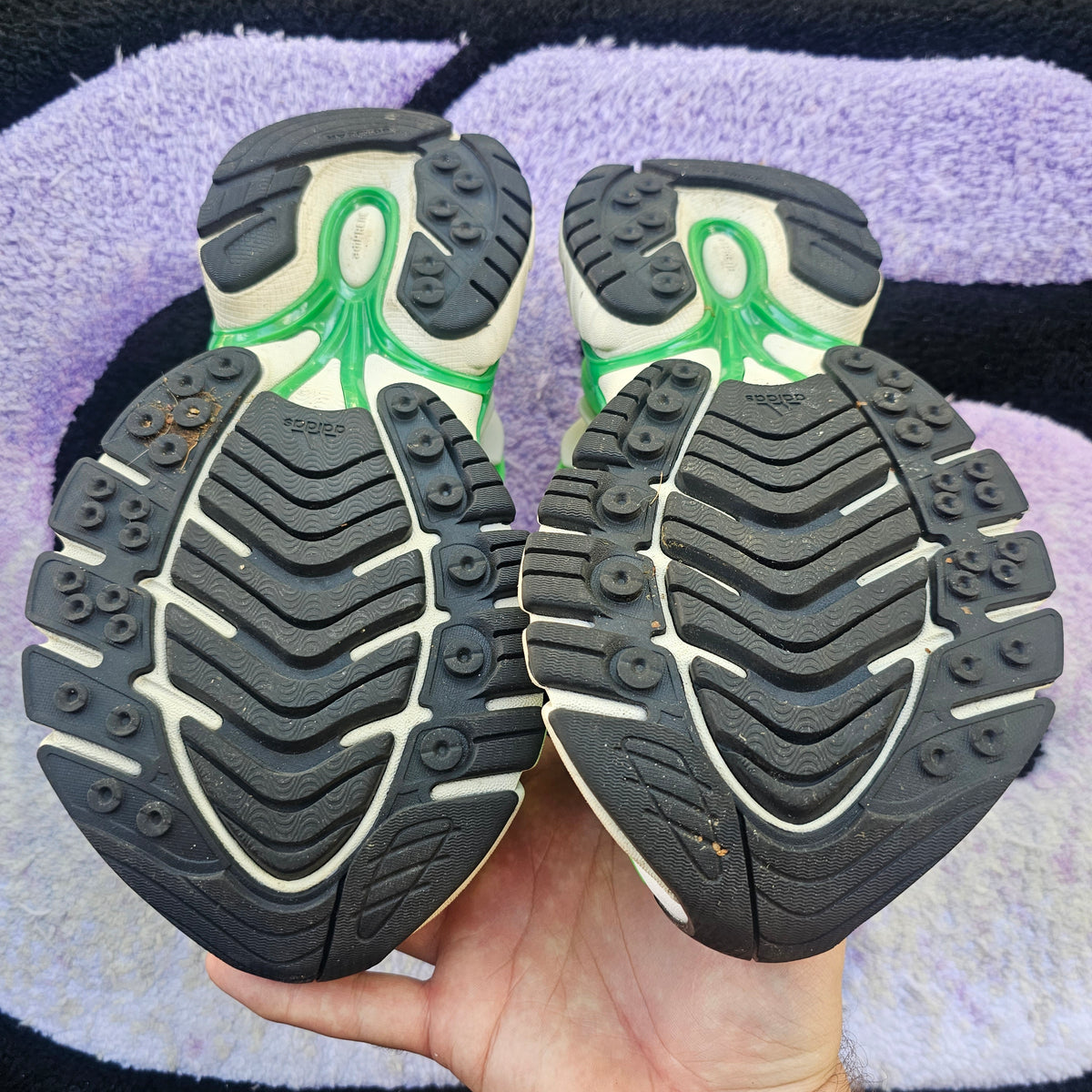 Adidas Adistar Jellyfish "Real Green" Size 9 Used
