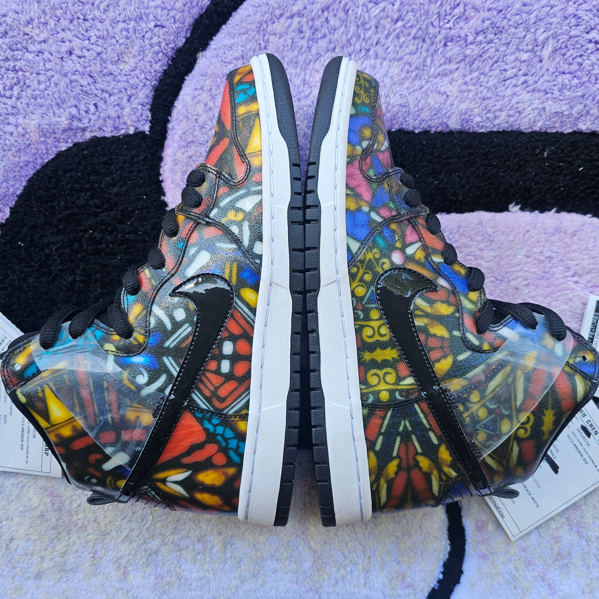 Nike Sb Dunk High "Shattered Glass" Sample Size 9