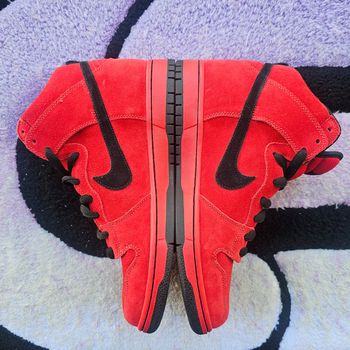 Nike Sb Dunk High SAMPLE "Red Devil" Size 9