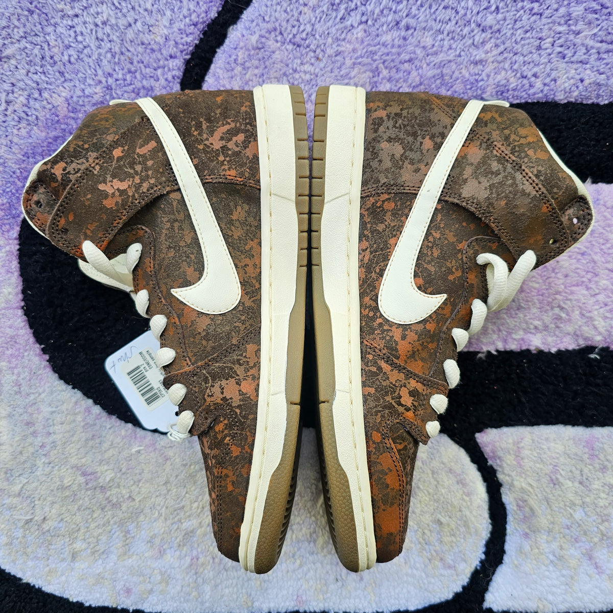Nike Sb Dunk High "Leather Face” SAMPLE Size 9