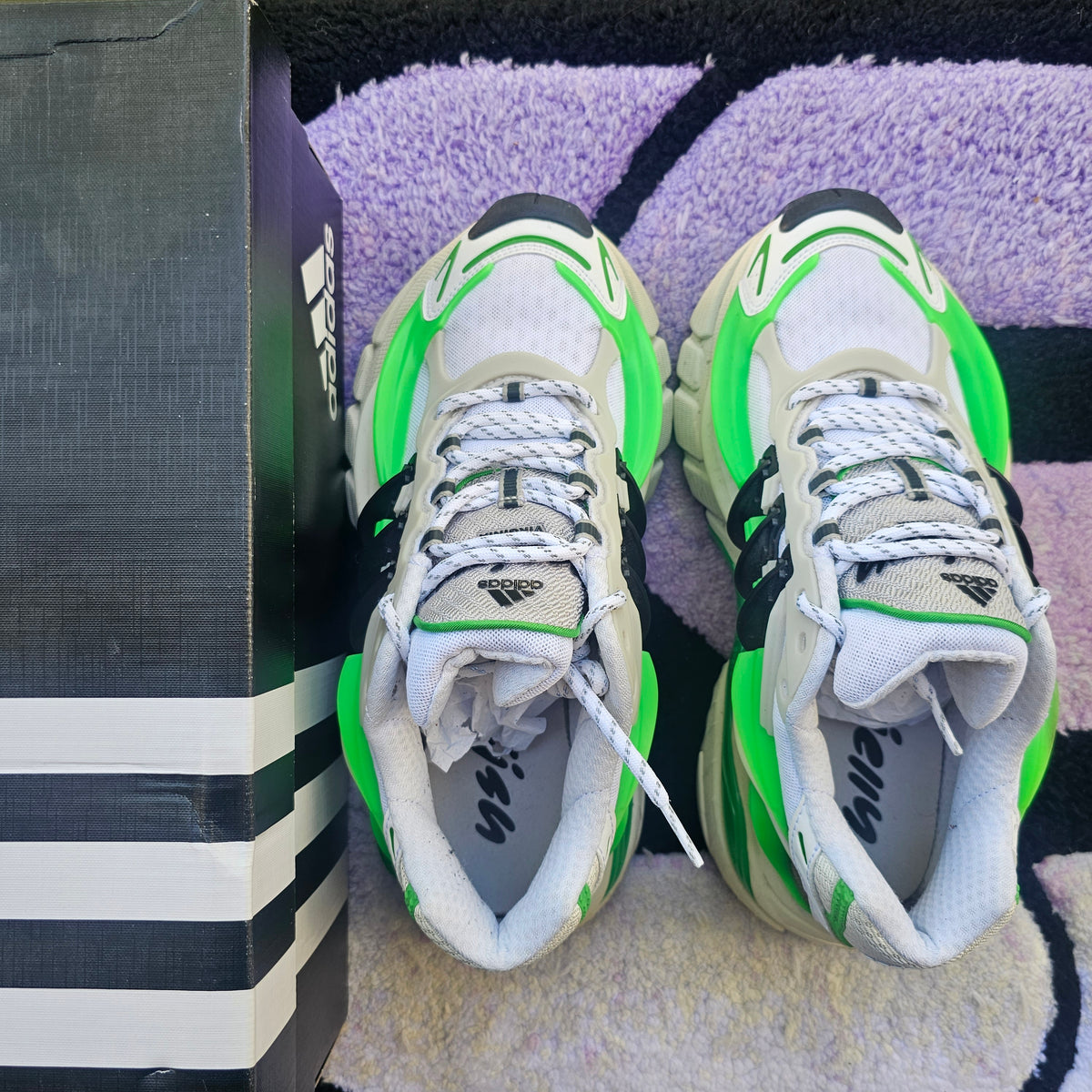Adidas Adistar Jellyfish "Real Green" Size 9 Used