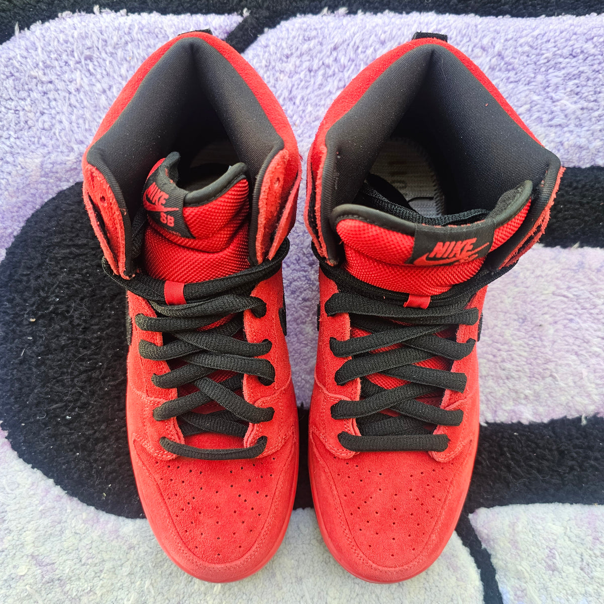 Nike Sb Dunk High SAMPLE "Red Devil" Size 9