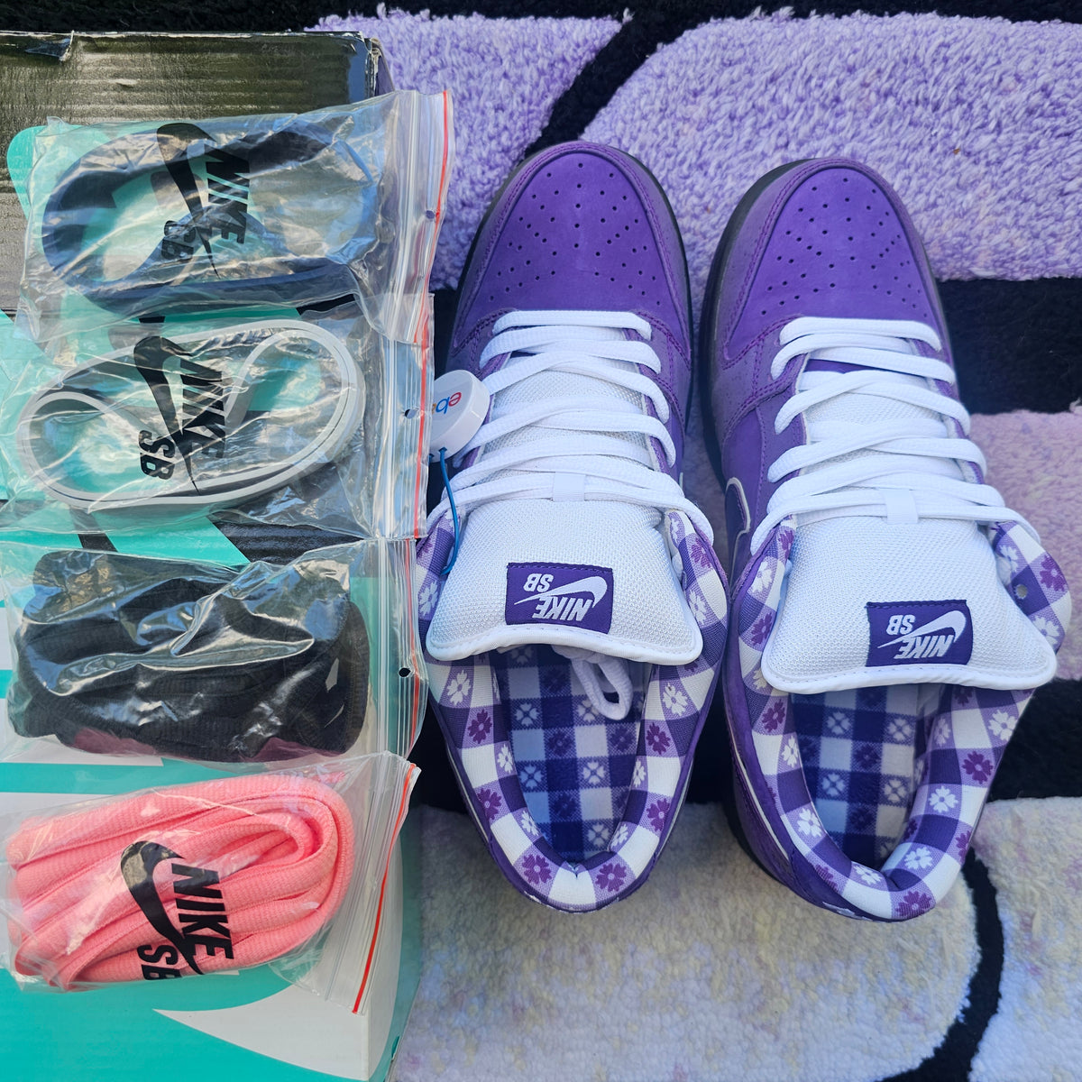 Nike Sb Dunk Low "Purple Lobster" Size 10.5