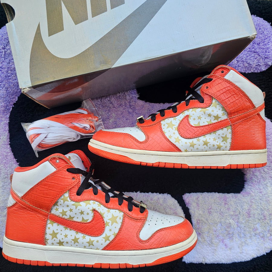 Nike Sb High Supreme “Orange Stars”
