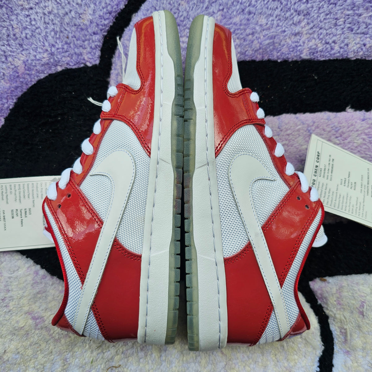 Nike Sb Dunk Low SAMPLE "Red Concord" Size 9