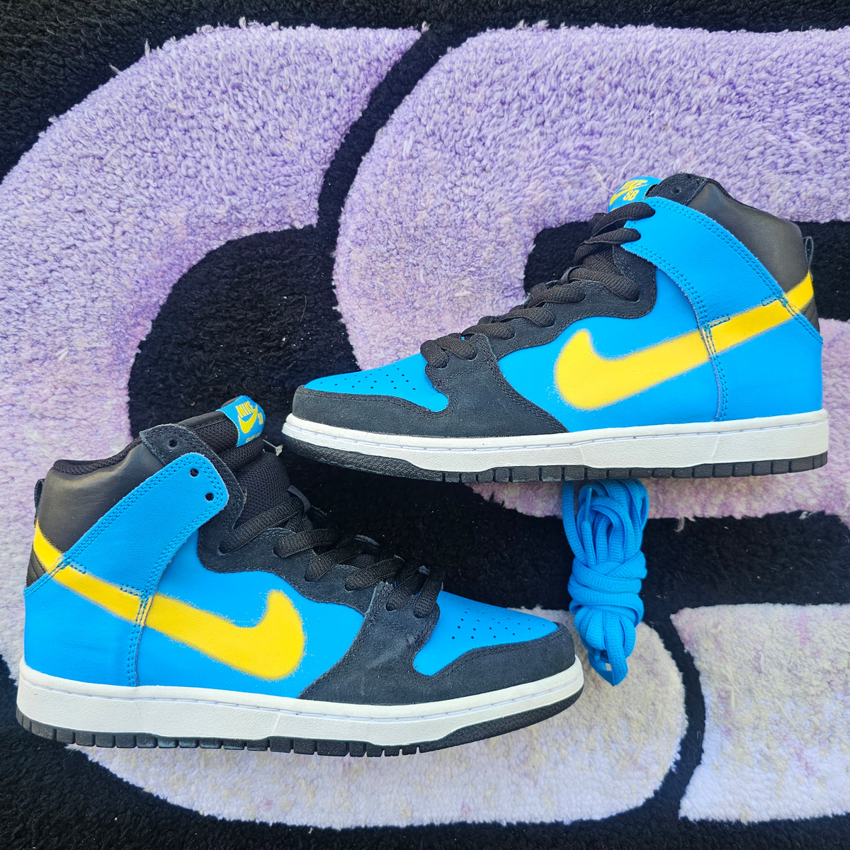 Nike Sb Dunk High SAMPLE "Blue Hero" Size 9