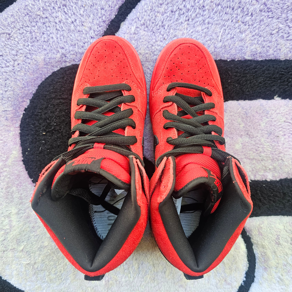 Nike Sb Dunk High SAMPLE "Red Devil" Size 9