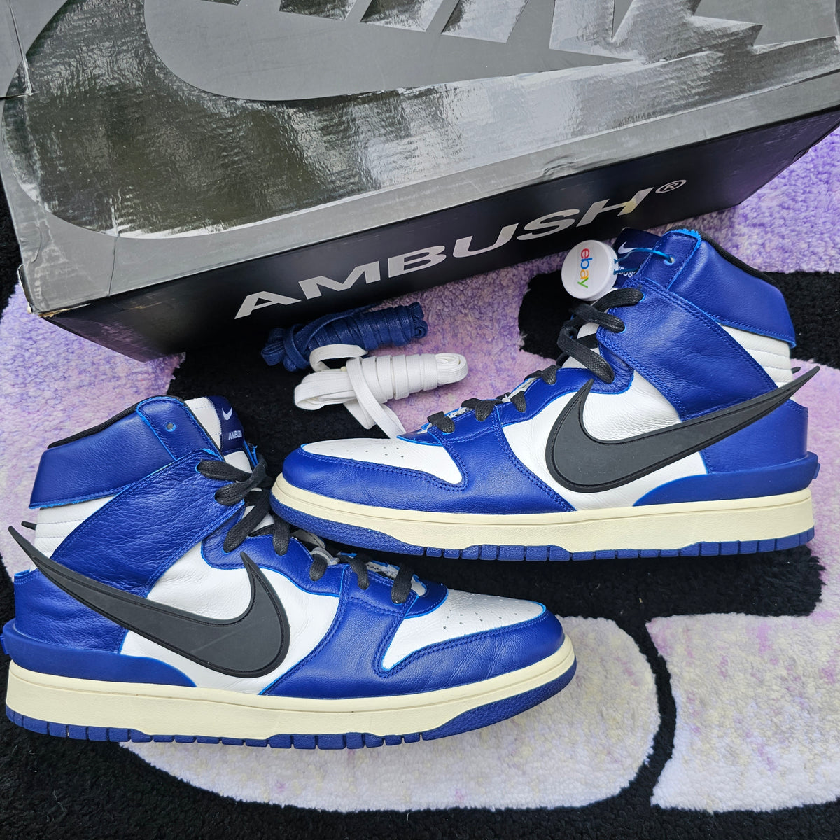 Nike Dunk High Ambush "Deep Royal"