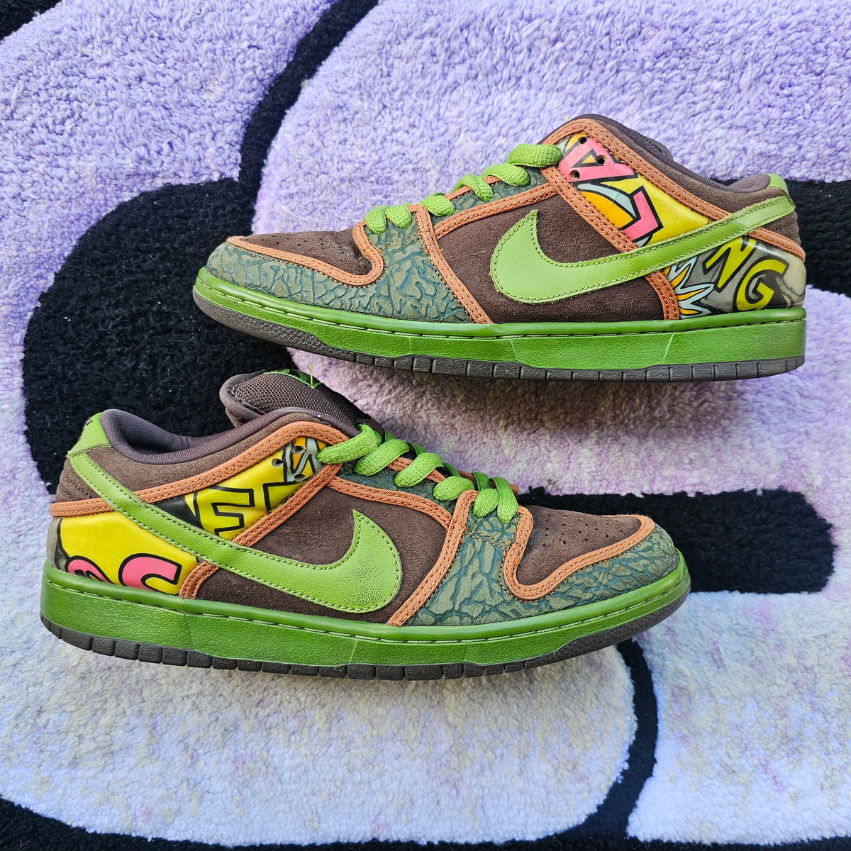 Nike Sb Dunk Low "De La Soul" Size 10 Used