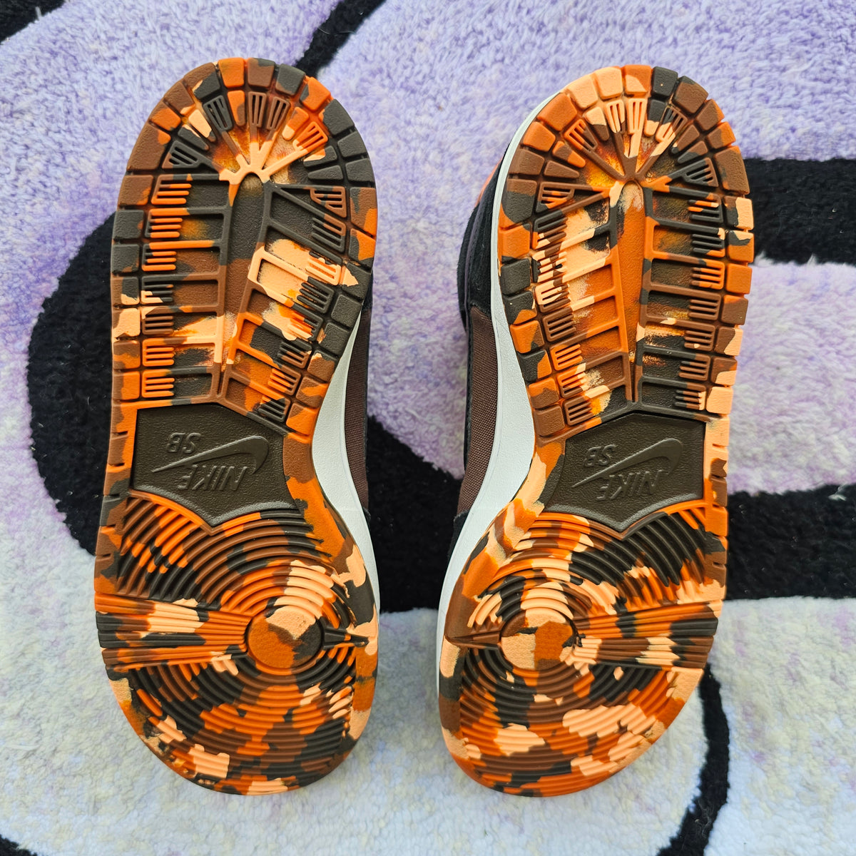 Nike Sb Dunk High SAMPLE "Orange Duck Camo" Size 9