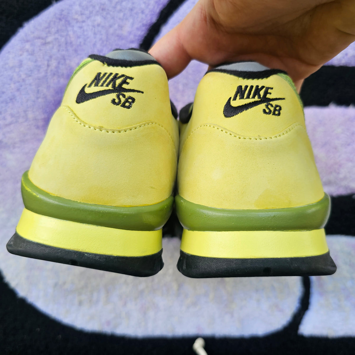 Nike Sb Air Trainer SAMPLE "Lime" Size 9