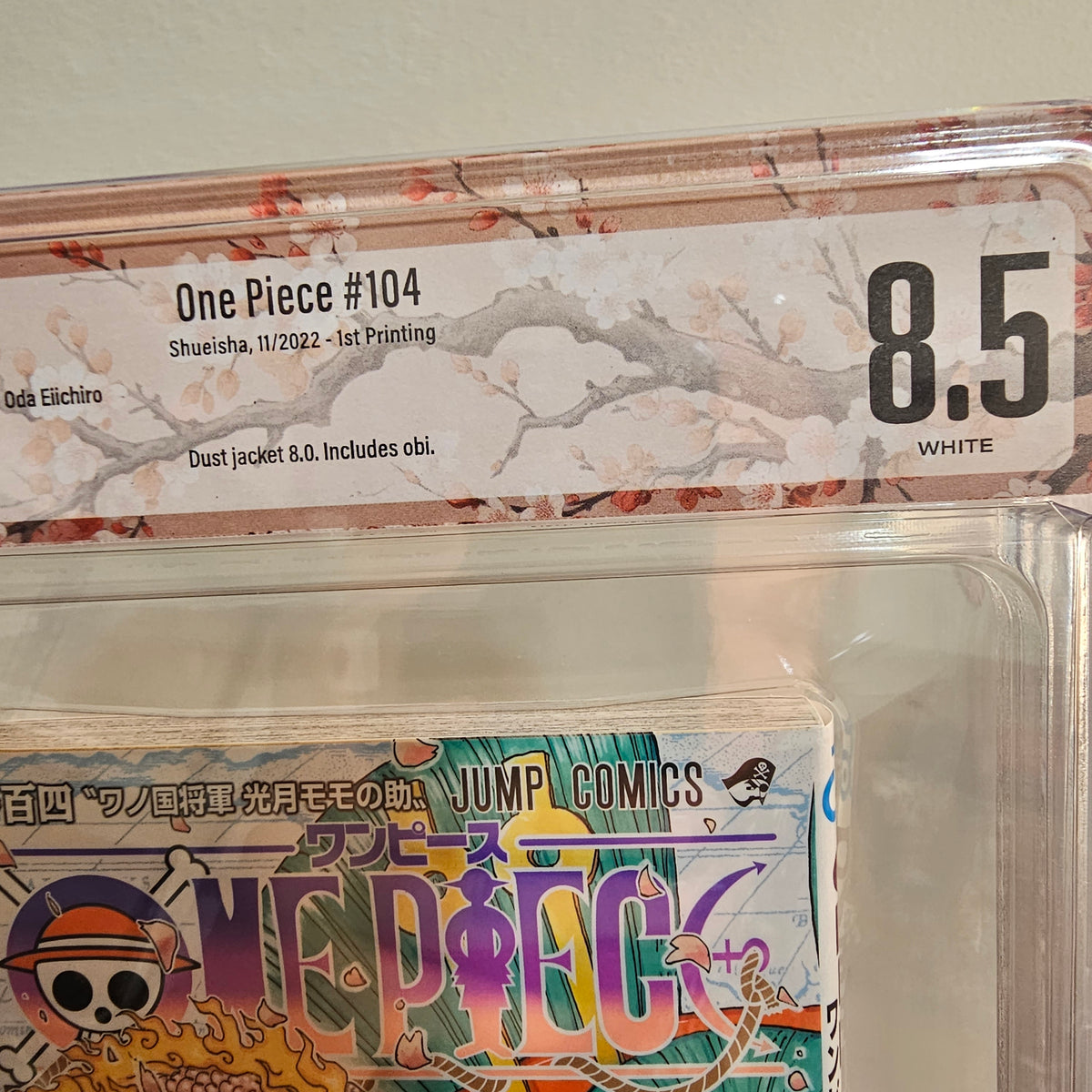 2022 ONE PIECE #104 1st printing w/Obi BGS 8.5