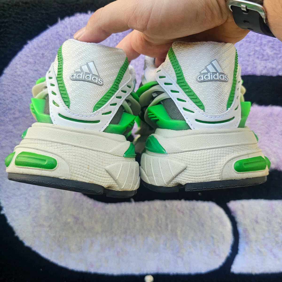 Adidas Adistar Jellyfish "Real Green" Size 9 Used