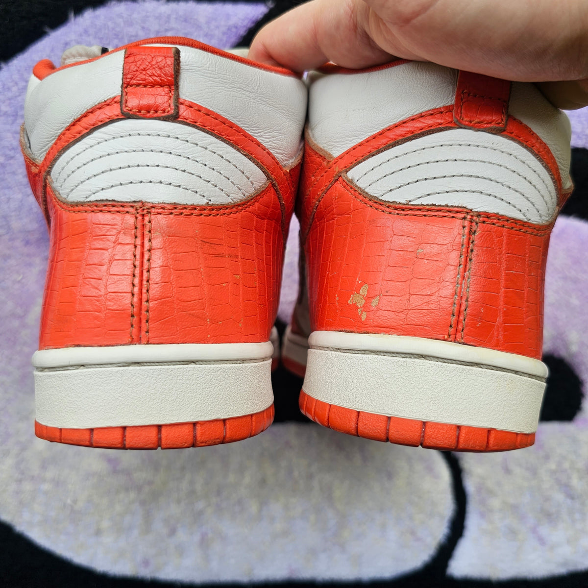Nike Sb Dunk High Supreme "Orange Stars"