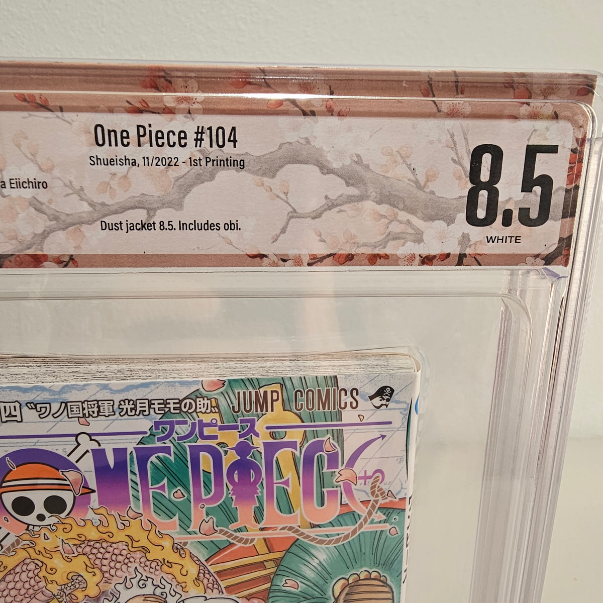 2022 ONE PIECE #104 1st printing w/Obi BGS 8.5