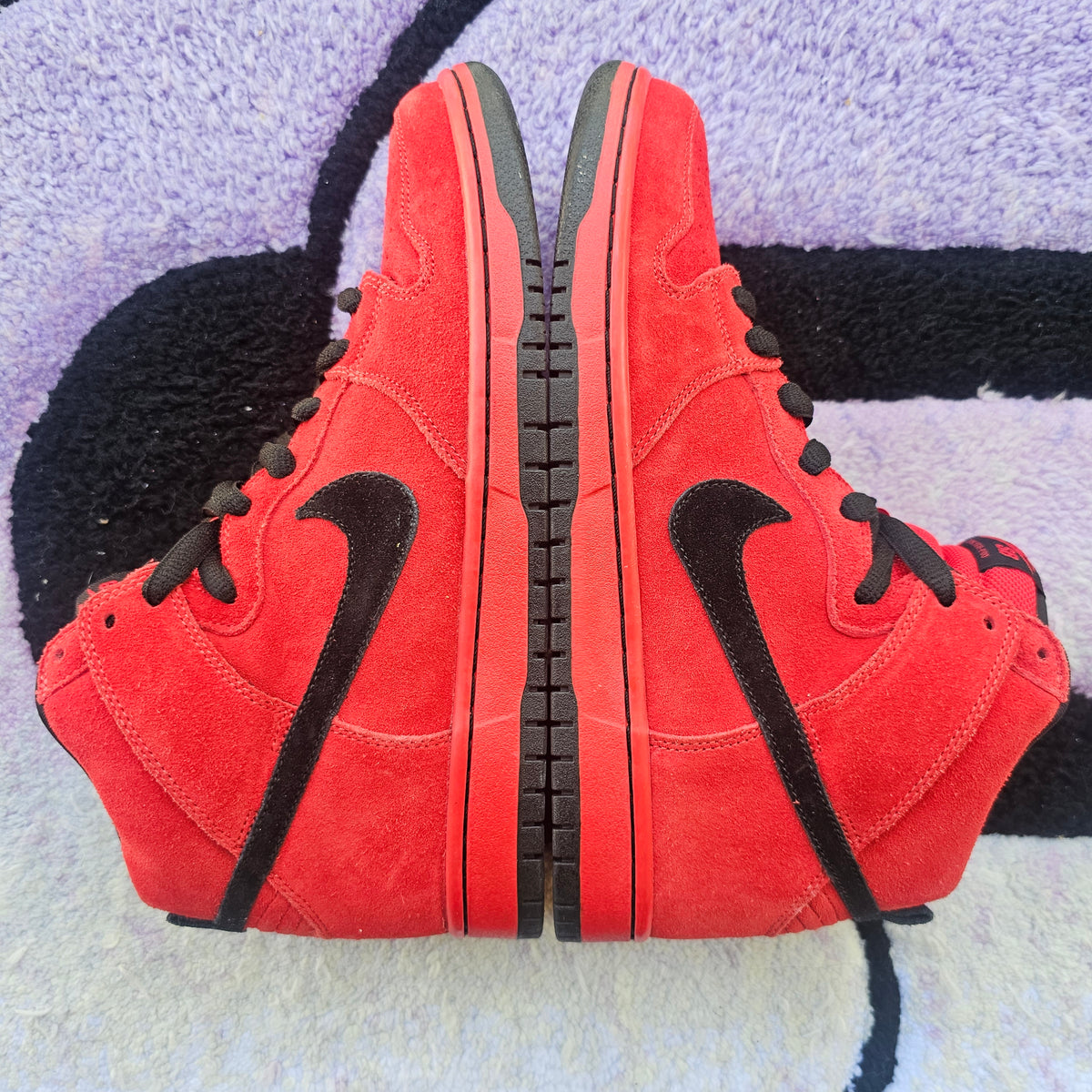 Nike Sb Dunk High SAMPLE "Red Devil" Size 9