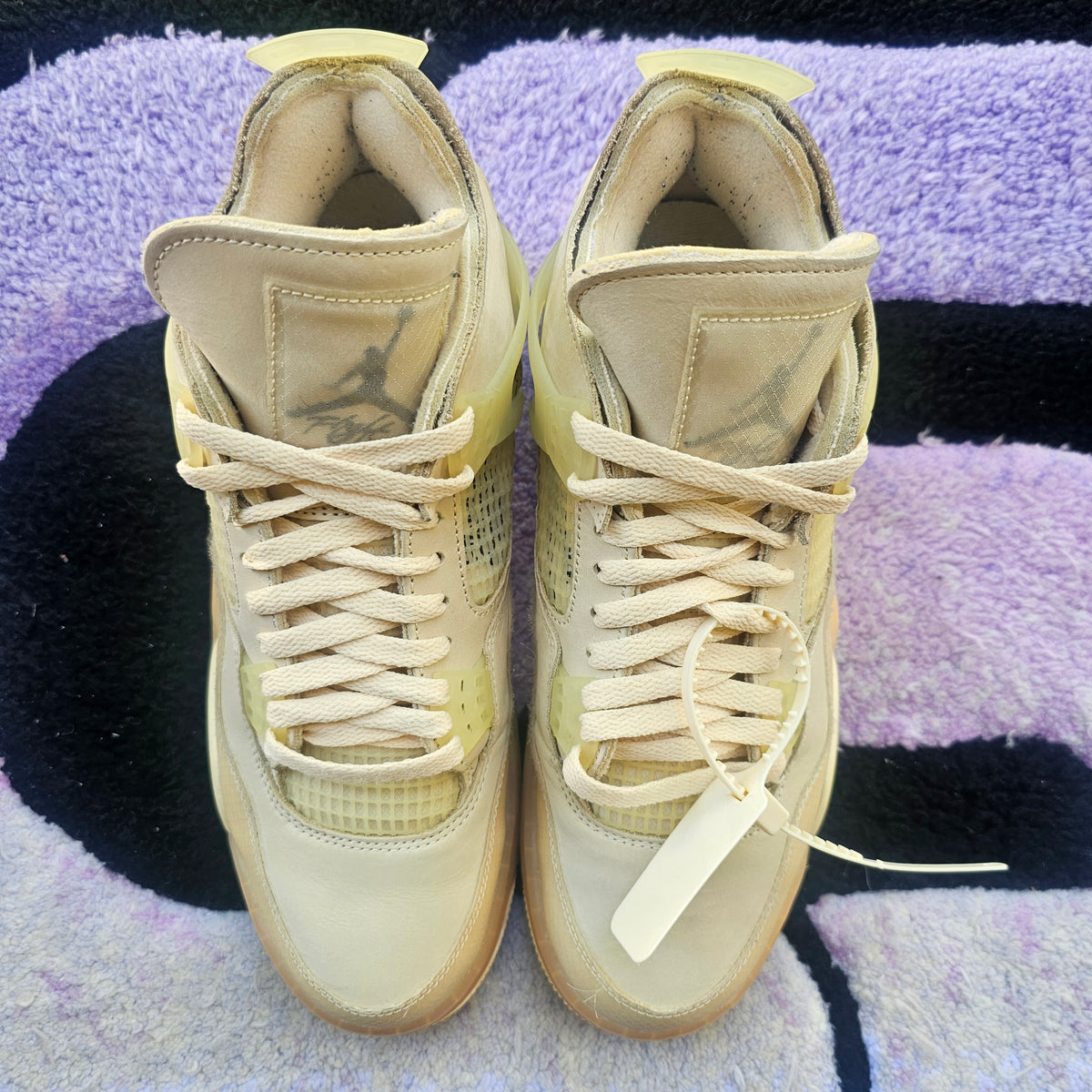 Air Jordan 4 Off White "Sail" Size 10.5 Mens