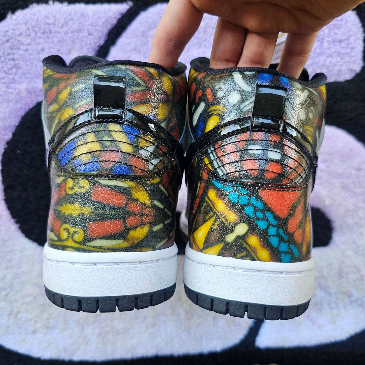 Nike Sb Dunk High "Shattered Glass" Sample Size 9
