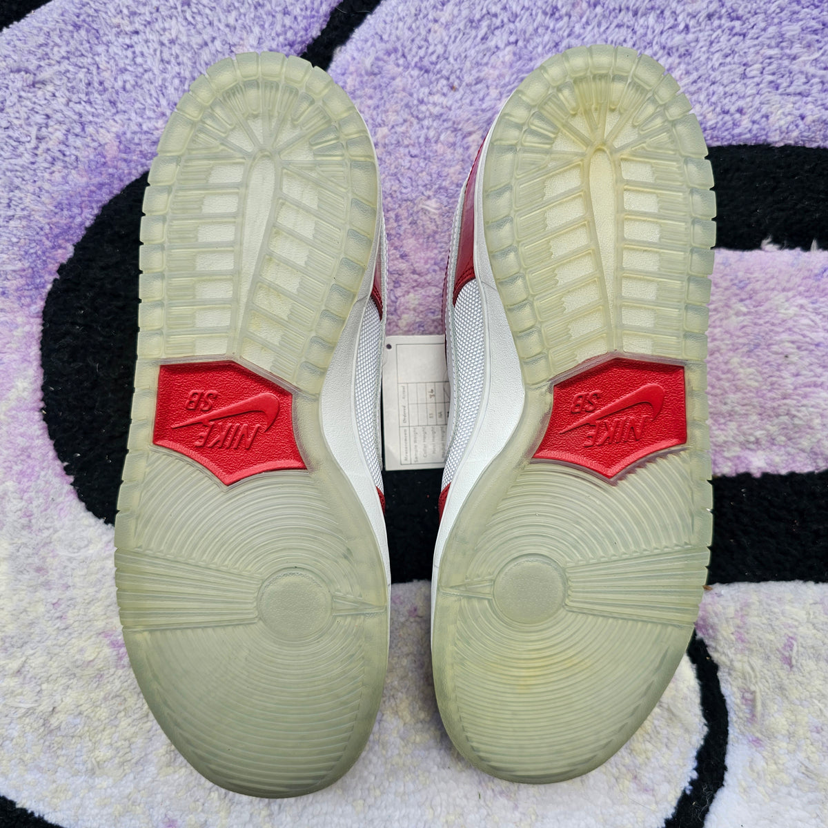 Nike Sb Dunk Low SAMPLE "Red Concord" Size 9