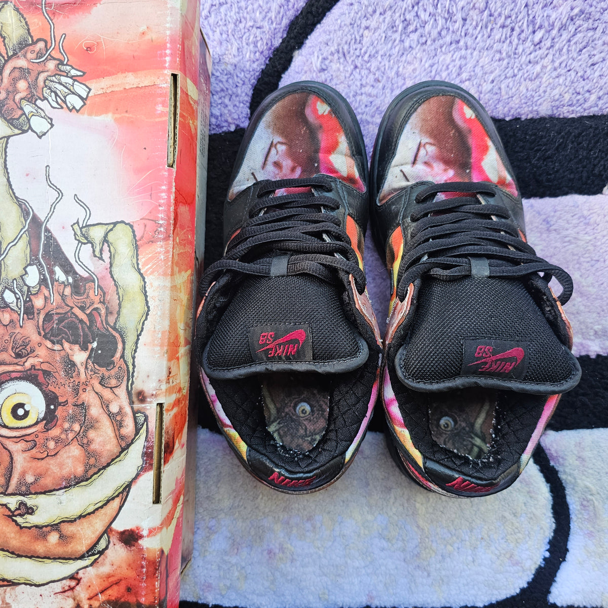 Nike Sb Dunk Low "Pushead" Size 8.5 Used